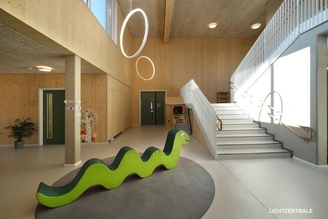 Eingangshalle des Kinderhauses Waldwichtel