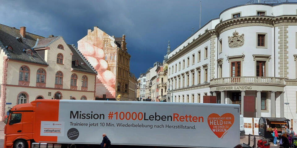 Ratiopharm beim Landeswettkampf der Johanniter 2022 in Wiesbaden