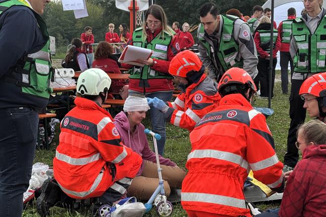 Trotz neuntem Platz war der Wettkampf für alle eine tolle Erfahrung.