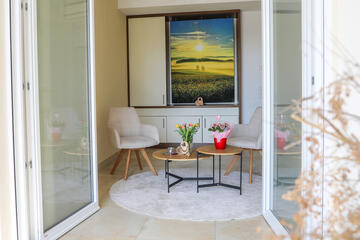 Sitzecke im Abschiedsraum