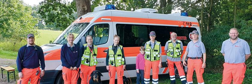 Das Team der Rettungshundestaffel im Regionalverband Bremen-Verden.
