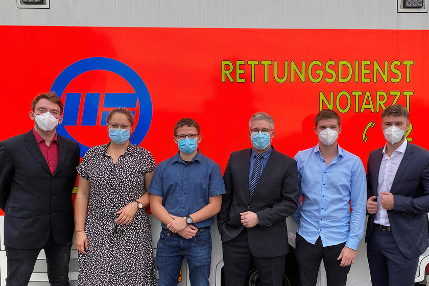 Abschluss der Notfallsanitäter-Azubis 2020