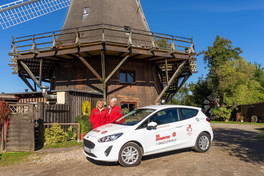 Maren Block und Gudrun Bruhn vom ambulanten Pflegedienst Eutin