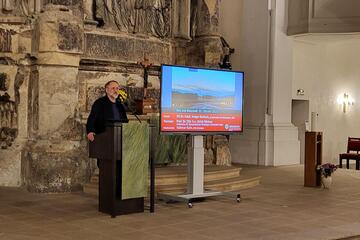 Privatdozent Dr. Holger Birkholz (Konservator im Albertinum, SKD); Quelle: JHG Dresden