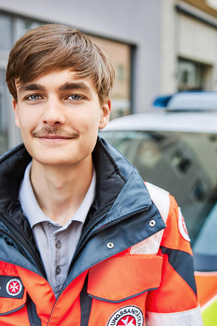 Auszubildender zum Notfallsanitäter bei den Johannitern