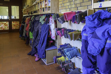 Flur des Johanniter-Hauses Pusteblume