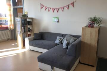 Sofa Gruppenraum Johanniter-Kinderhort "Wirbelwind"