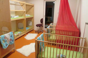 Schlafraum Johanniter-Krabbelstube "Regentalkinder"