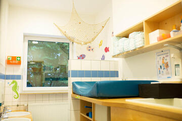Wickeltisch in der Kita
