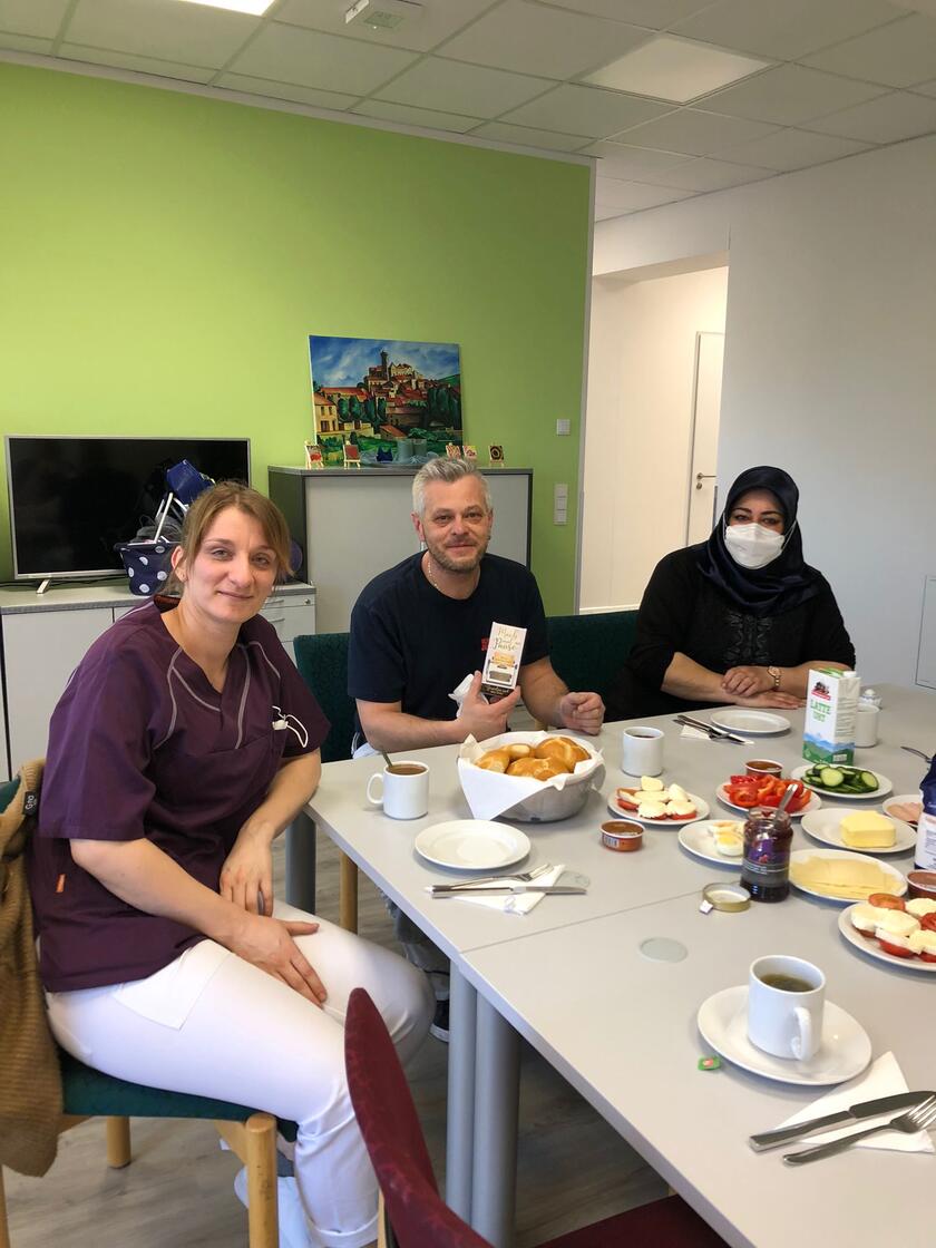 Der neue Aufenthaltsraum der stationären Pflege im Johanniter-Quartier