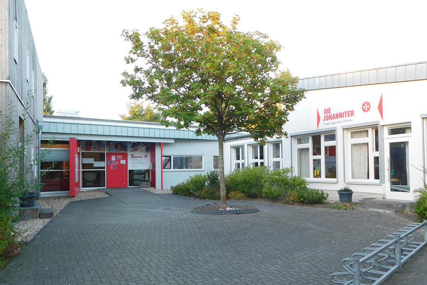 Gebäude der Johanniter-Kindertagesstätte Erkelenz von vorne