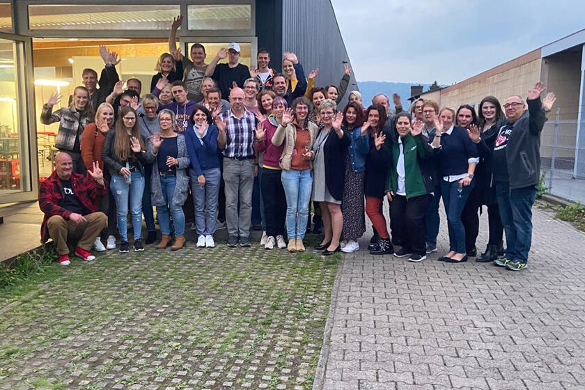 Gruppenfoto der Mitarbeitenden