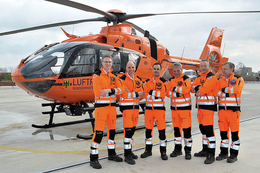 Der in Hannover stationierte Rettungshubschrauber Christoph 4 und sein Team.