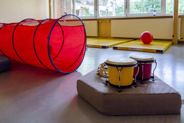 Bewegungsraum der Kita Pavillon