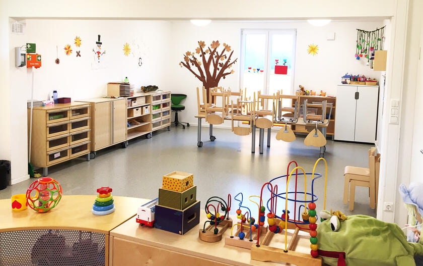 Gruppenraum der Kinderbetreuung Ostseestraße