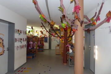 Blick in den Flur der Johanniter-Kinderinsel