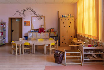 Gruppenraum in der Kita Dörpshus