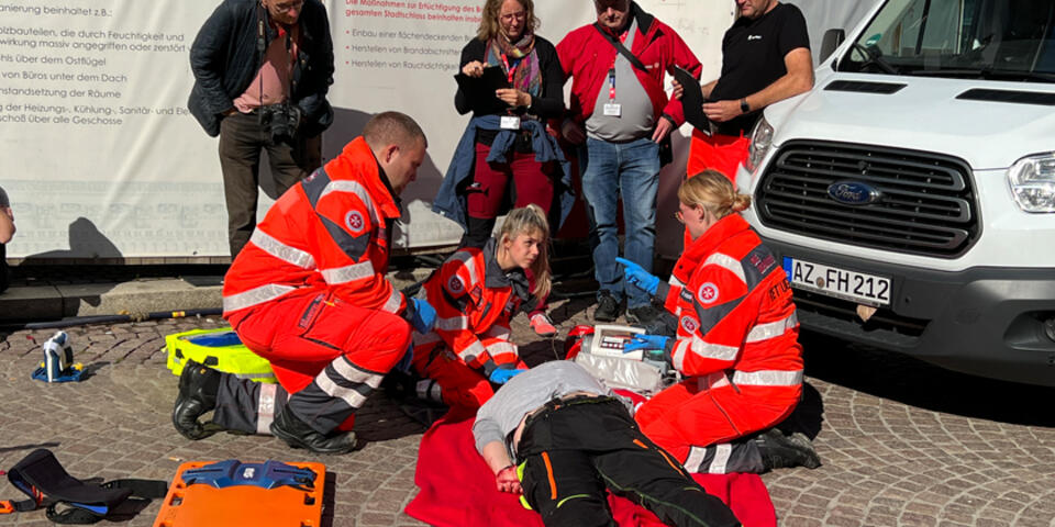 Landeswettkampf der Johanniter 2022 in Wiesbaden