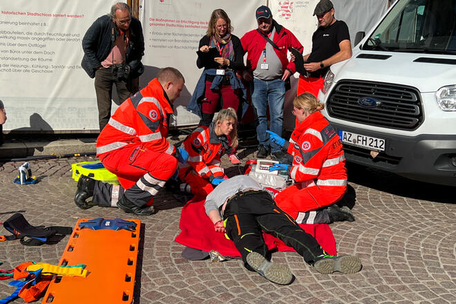 Landeswettkampf der Johanniter 2022 in Wiesbaden