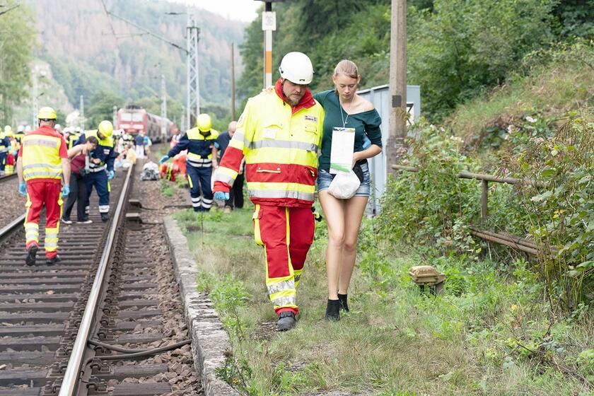 Viele Helferinnen und Helfer engagieren sich ehrenamtlich im Bevölkerungsschutz bei den Johannitern in Dresden. 