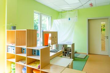 Gruppenraum der Johanniter-Kita Seehüpfer