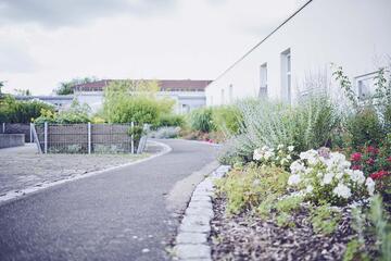 Der Garten des Johanniter-Pflegewohnhauses in Mögglingen