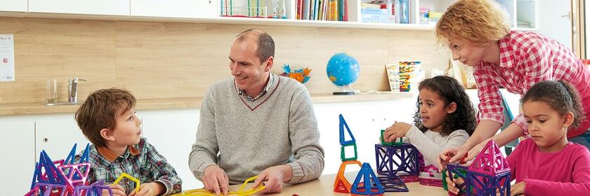 In familiärer Atmosphäre lernen Kinder gerne und gut.