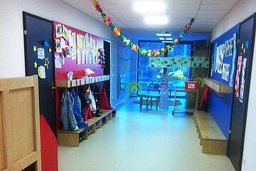 Garderobe Johanniter-Kinderkrippe "Hammermühlenkinder"