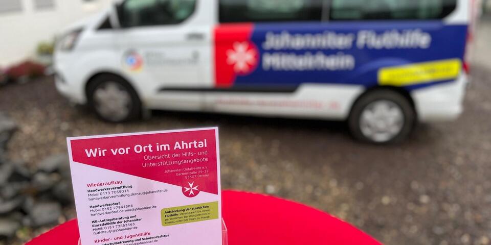 Der Stand der Johanniter Infobus Tour