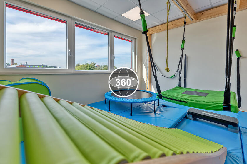 360-Grad-Rundgang durch die Praxis für Ergotherapie