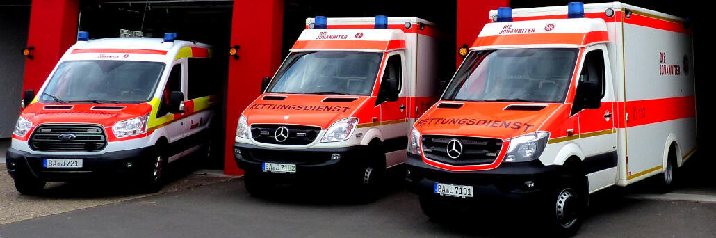 Außenansicht der Rettungswache Schlüsselfeld