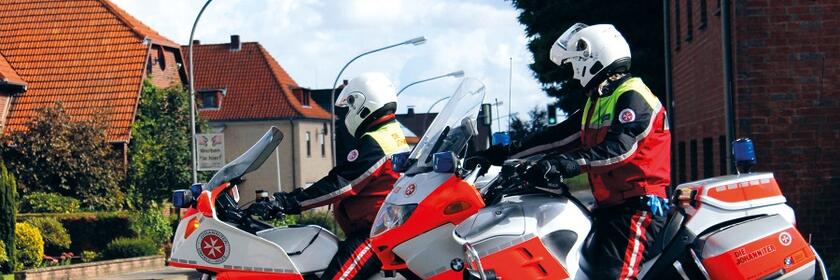 Schnelle Hilfe vor Ort - Die Johanniter-Motorradstaffel