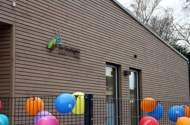 Außenansicht Kita Grashüpfer