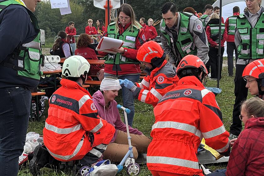 Trotz neuntem Platz war der Wettkampf für alle eine tolle Erfahrung.