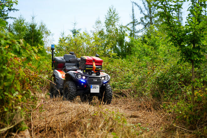 All-Terrain-Vehicle (ATV): Quad im Einsatz