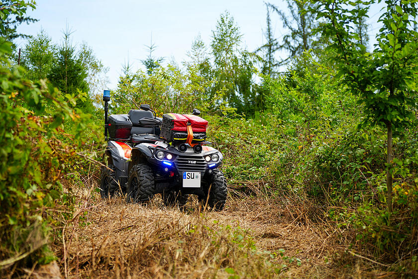 All-Terrain-Vehicle (ATV): Quad im Einsatz