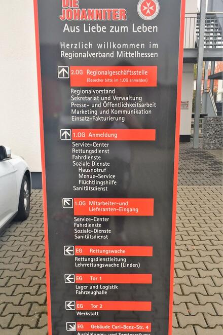 Übersicht Schautafel der Angebote im RV Mittelhessen