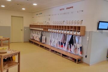 Garderobe Johanniter-Kinderkrippe "Küken-Nest"