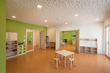  Kita der Johanniter am Flugplatz Johannisthal in Berlin.