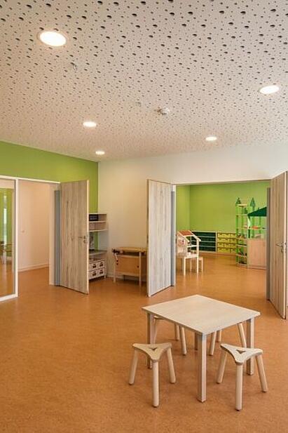  Kita der Johanniter am Flugplatz Johannisthal in Berlin.