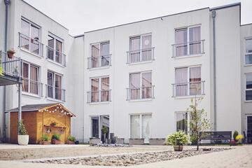 Der Innenhof des Johanniter-Stift Buseck