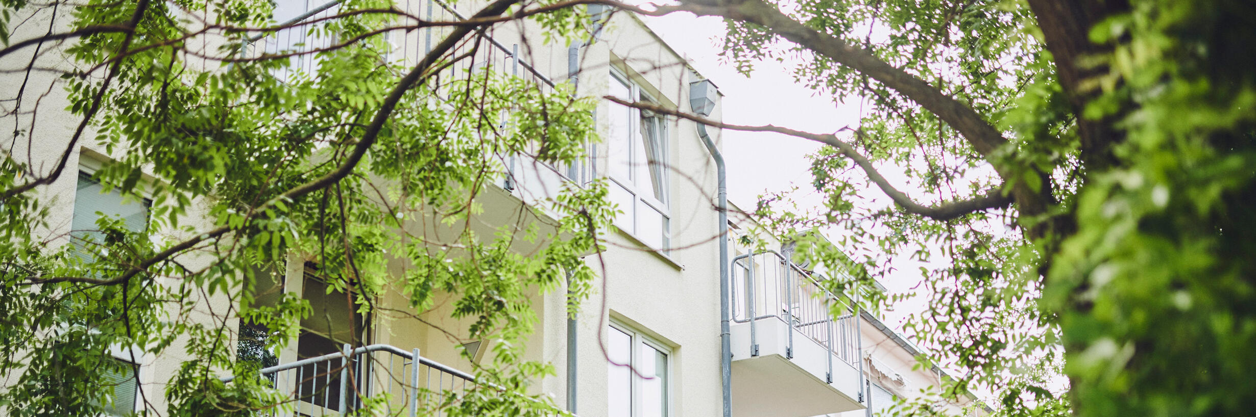 Blick auf Bewohnerwohnungen Johanniter-Stift Duisburg