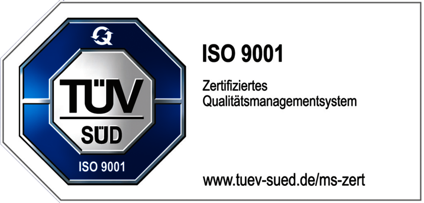 TÜV Siegel ISO 9001