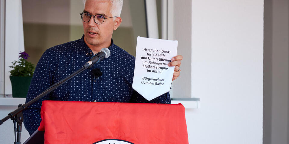 Dominik Gieler, Bürgermeister der Verbandsgemeinde Altenahr