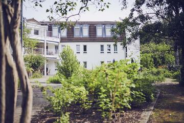 Der Garten des Johanniter-Haus Weschnitztal in Rimbach