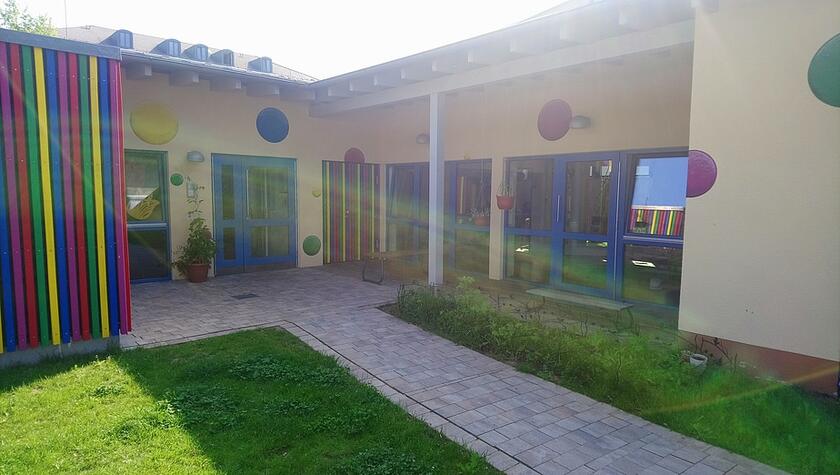 Eingangsbereich Johanniter-Kinderkrippe "KiWitt" 