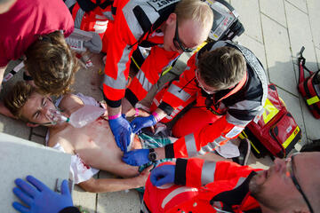 Praxisübung der S-Mannschaft aus Eutin