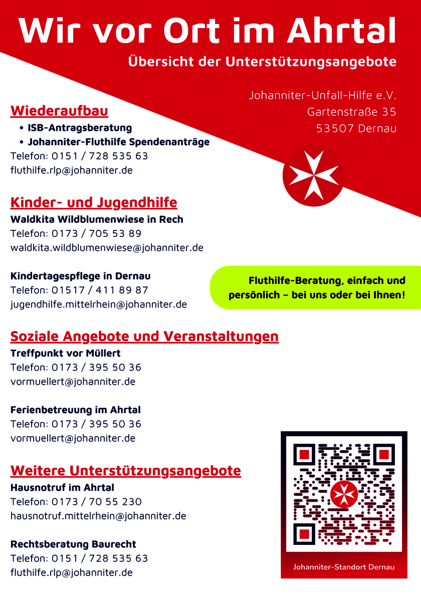 Unsere Angebote im Ahrtal 2025