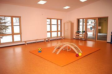 Turnhalle von innen.