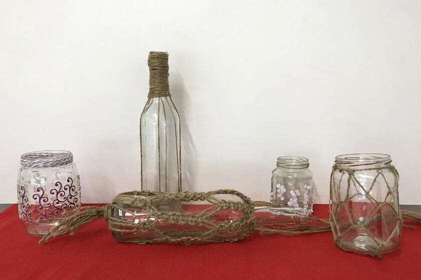 Schön gestaltete Gläser in allen Formen. 
